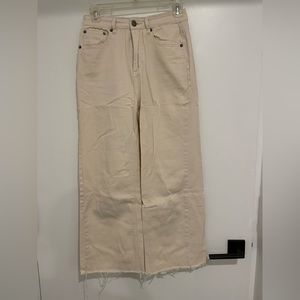 Amuse society flat cropped denim